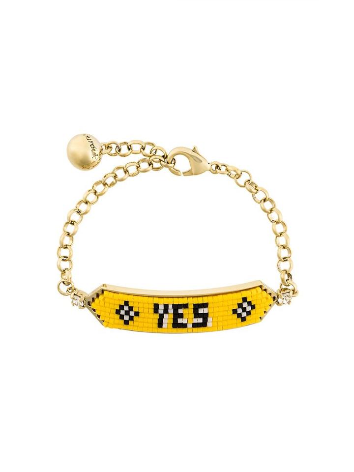 Shourouk 'yes' Bracelet, Women's, Metallic