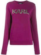Karl Lagerfeld Karl Oui Sweatshirt - Pink