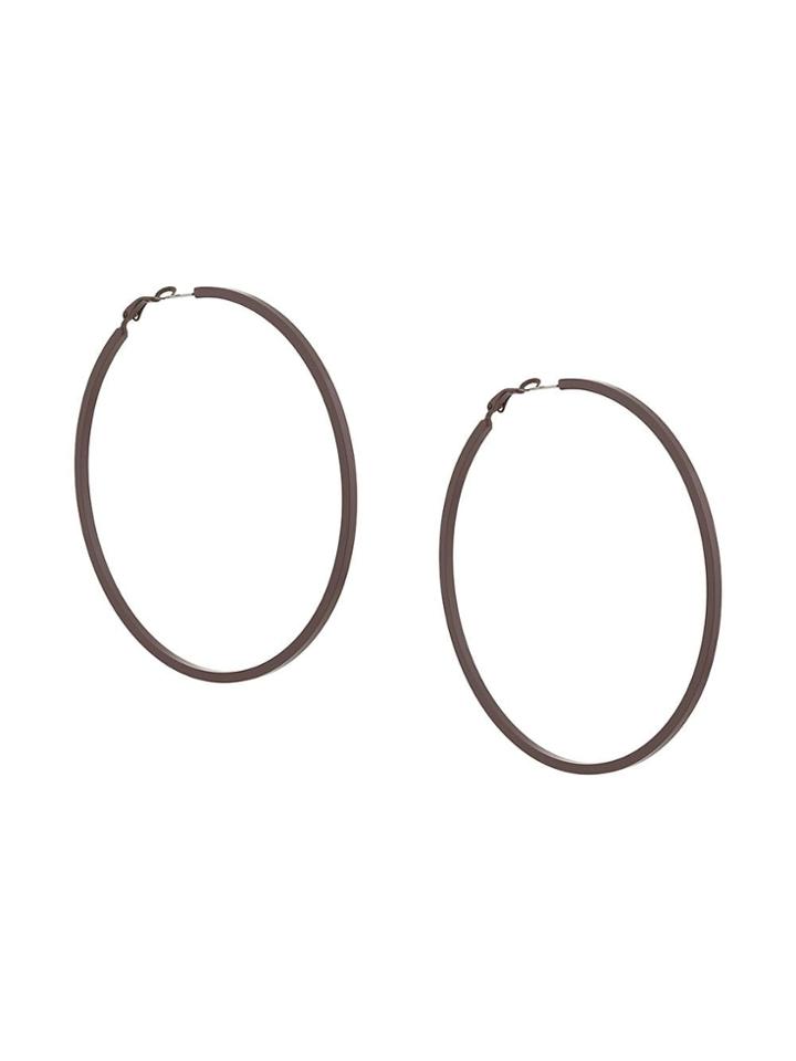 G.v.g.v. Colour Hoop Earrings - Brown