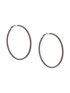 G.v.g.v. Colour Hoop Earrings - Brown