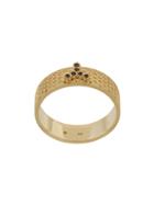 Savoir Joaillerie 14kt Yellow Gold Lui Black Diamonds Ring - Metallic