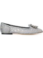 Dolce & Gabbana Vally Slippers - Grey