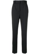 Versace High-waisted Tailored Trousers - Black