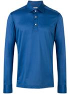 Kiton Glossy Polo Shirt - Blue