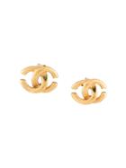 Chanel Vintage Cc Earring - Gold