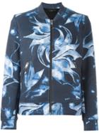 Diesel Anouk Bomber Jacket, Women's, Size: S, Blue, Polyester/rayon/spandex/elastane