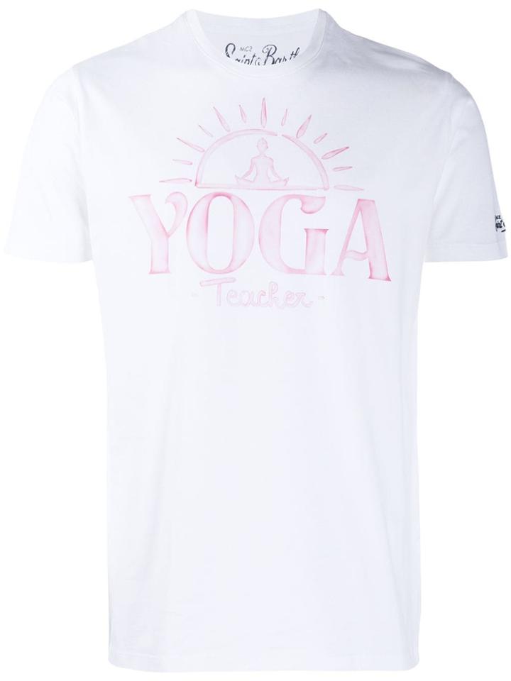 Mc2 Saint Barth 'yoga Teacher' T-shirt - White