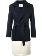 Ports 1961 Belted Colour Block Coat
