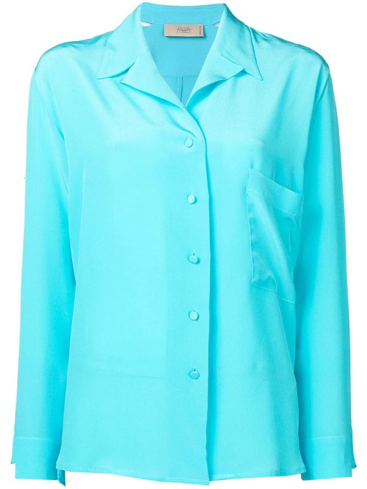 Maison Flaneur Chest Pocket Shirt - Blue