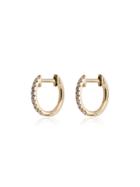 Rosa De La Cruz 18k Yellow Gold And Diamond Hoops - Yellow & Orange