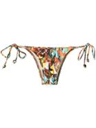 Lygia & Nanny Printed Bikini Bottom - Brown