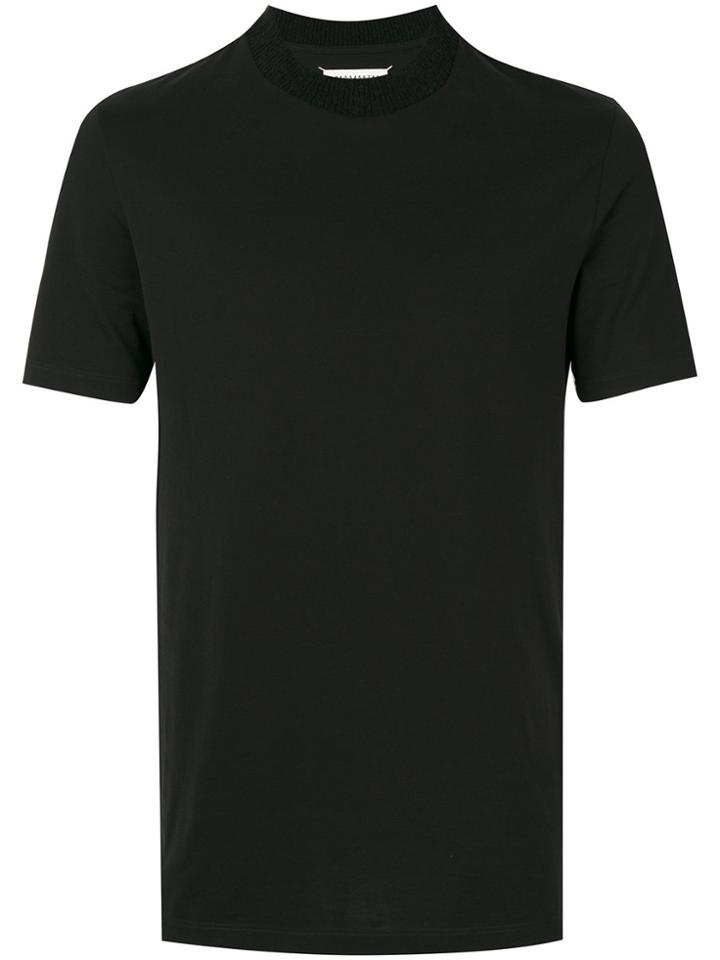 Maison Margiela Contrast Crew Neck T-shirt - Black