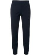 Piazza Sempione Cropped Mid Rise Trousers - Blue