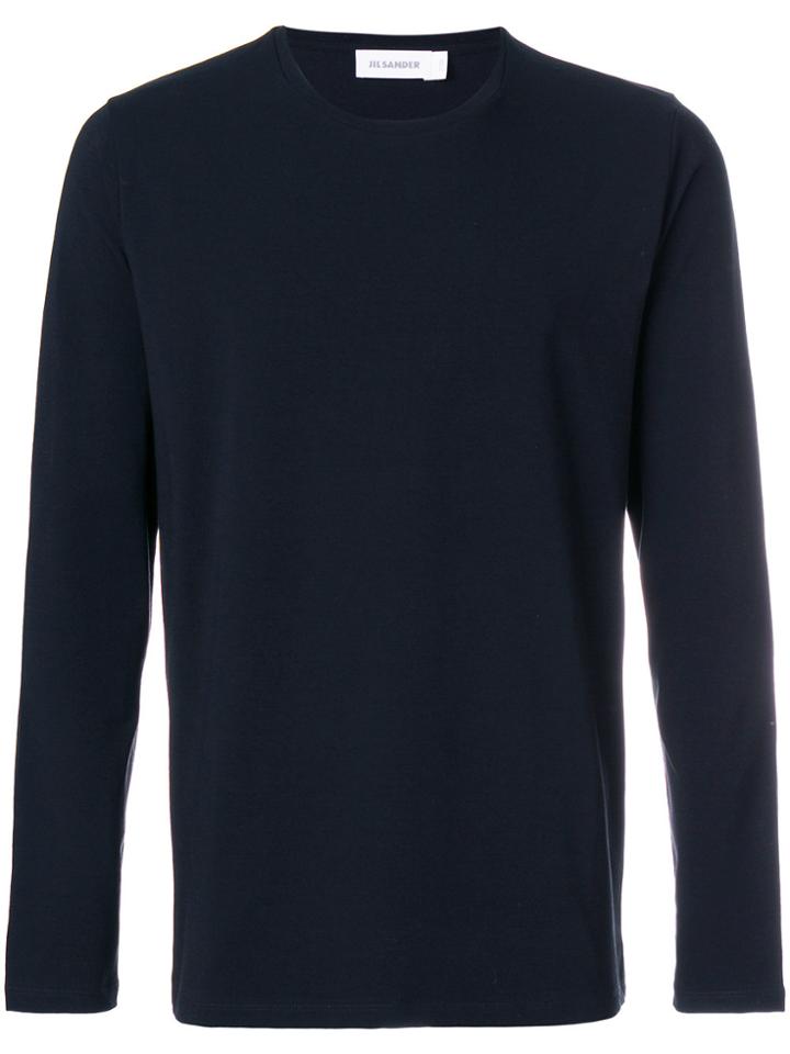 Jil Sander Long Sleeve T-shirt - Black