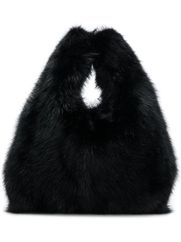 Simonetta Ravizza Mini Furrissima Tote - Black