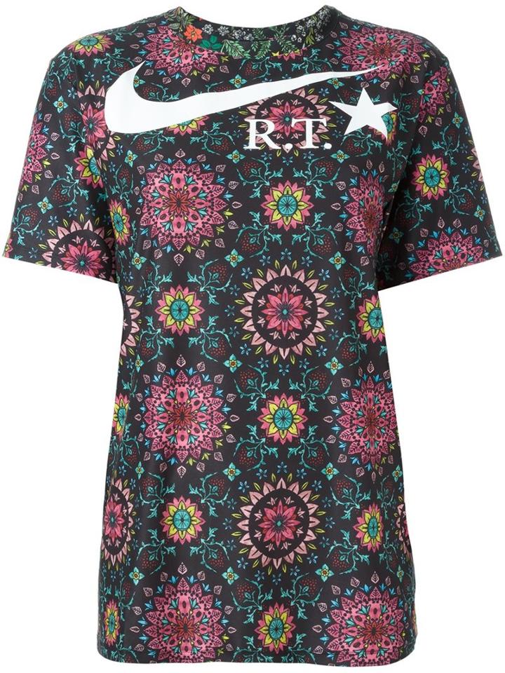 Nike Nikelab X Rt Kaleidoscope T-shirt, Women's, Size: Medium, Black, Polyester/spandex/elastane