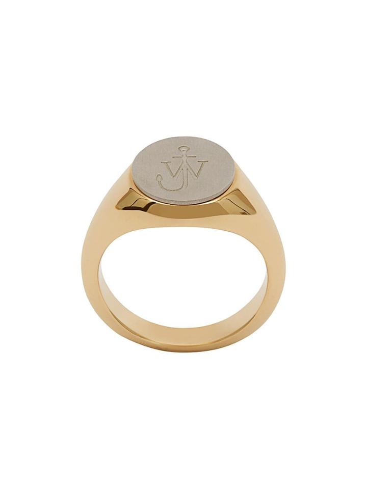 Jw Anderson Signet Ring - Gold