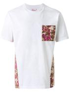 White Mountaineering T-shirt With Contrasting Printed Panels