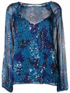 Essentiel Antwerp Savier Patterned Blouse - Blue