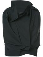 132 5. Issey Miyake Layered Sleeveless Blouse - Black