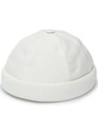 Junya Watanabe Man Rolled-up Hat - White