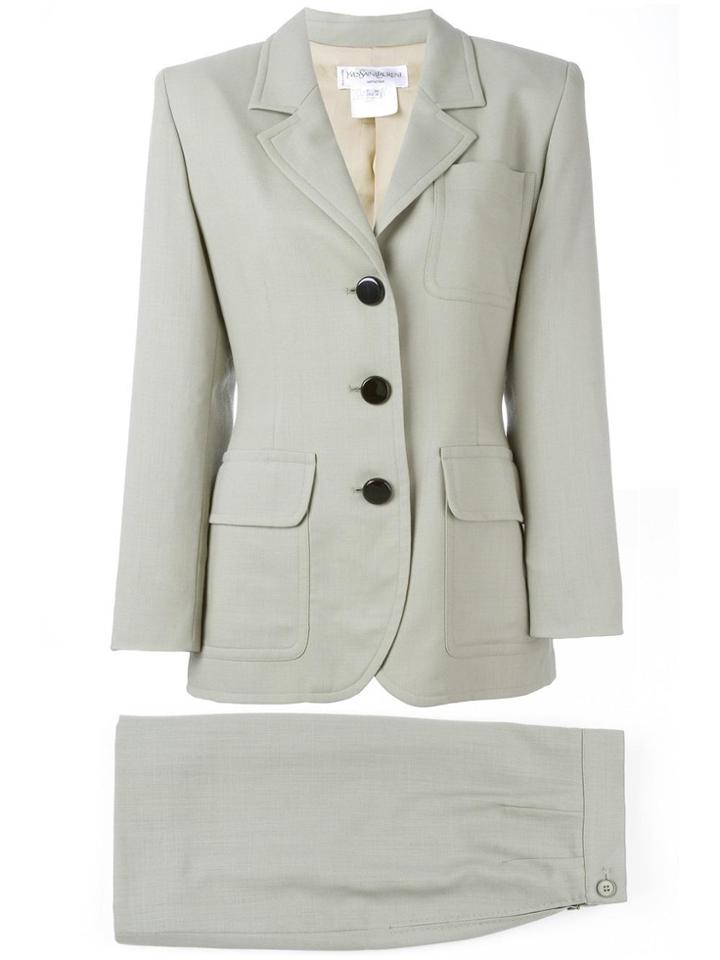 Yves Saint Laurent Vintage Two Piece Skirt Suit - Nude & Neutrals