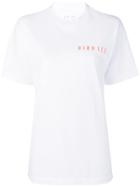 Dion Lee Contrast Code Print T-shirt - White