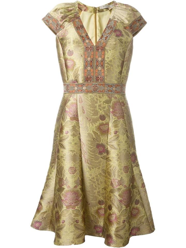 Etro Floral Print Flare Dress