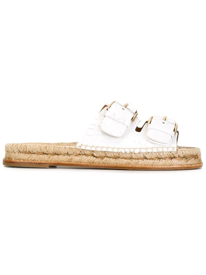 Paloma Barceló Raquel Sandals, Women's, Size: 36, White, Leather