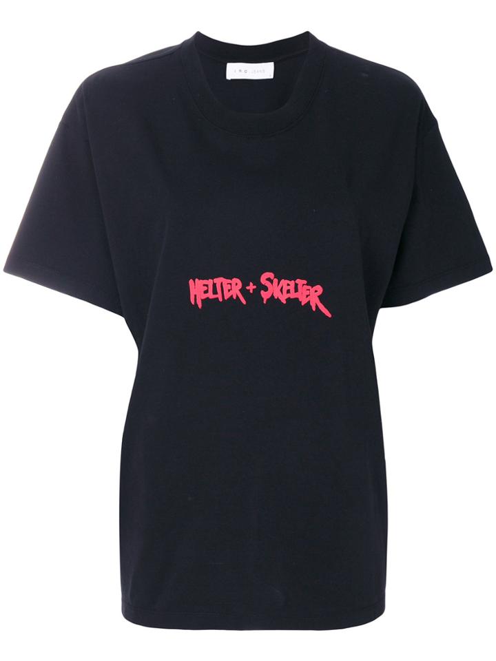Iro Melter Skelter Print T-shirt - Black