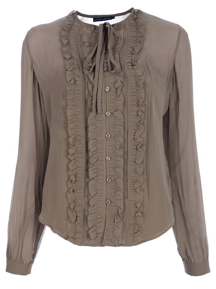 Ralph Lauren Ruffled Blouse