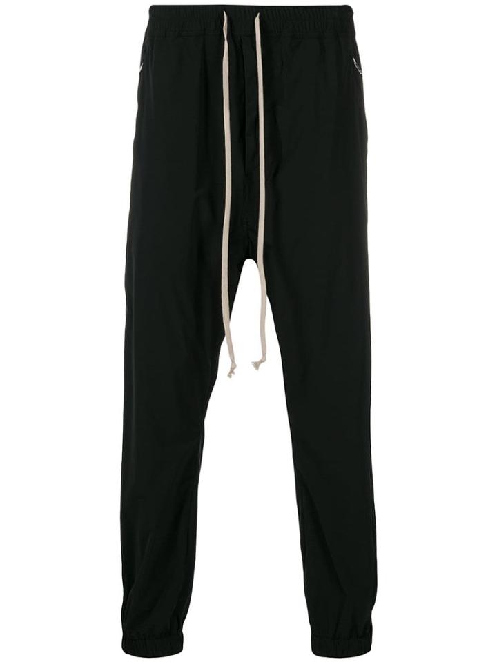 Rick Owens Jersey Track Trousers - Black