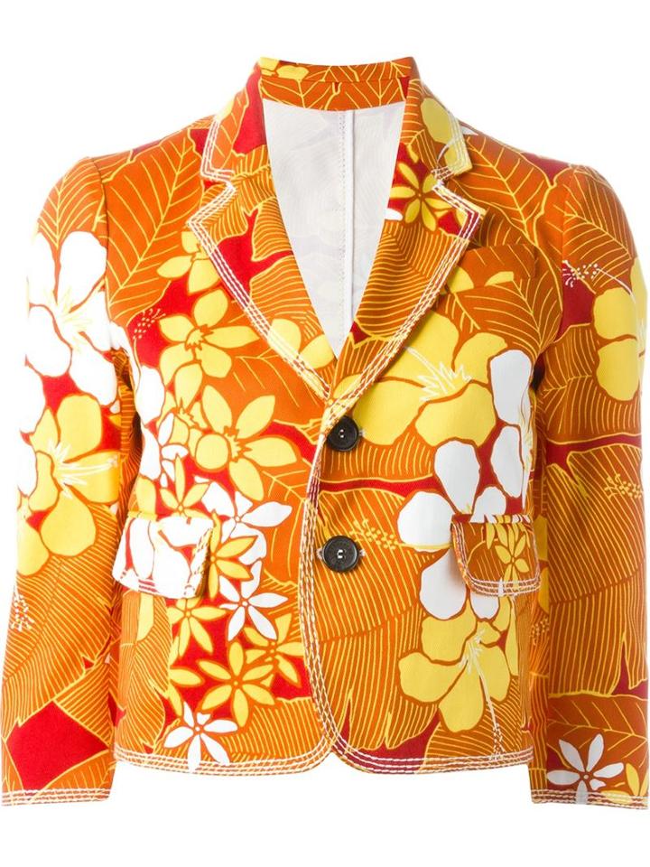 Dsquared2 Floral Print Denim Jacket
