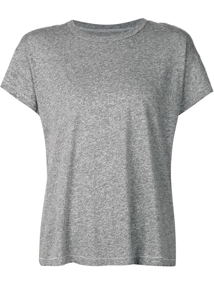 The Great Distressed T-shirt, Women's, Size: 2, Grey, Polyester/cotton/rayon