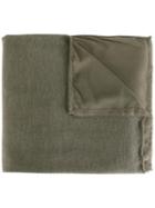 Kristensen Du Nord Layered Scarf, Adult Unisex, Green, Silk/cashmere
