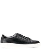 Versace Jeans Quilted Logo Sneakers - Black
