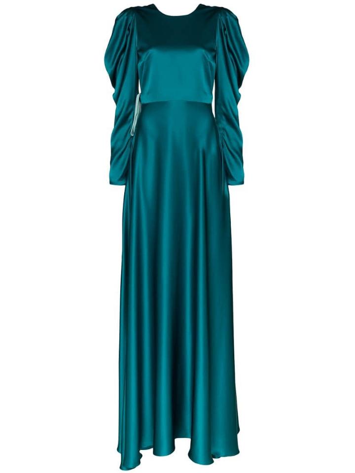 Roksanda Tala Silk Maxi Dress - Blue