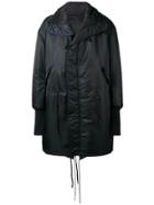 Y-3 Oversized Midi Coat - Black