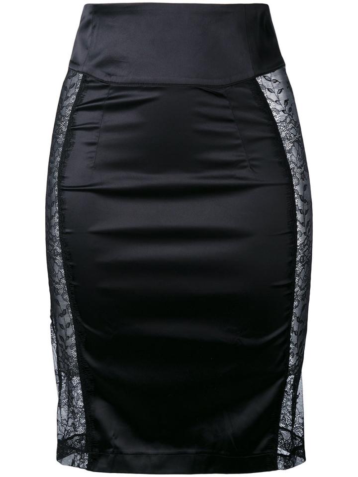 Maison Close - Villa Satine Skirt - Women - Nylon/polyester/spandex/elastane - S, Black, Nylon/polyester/spandex/elastane