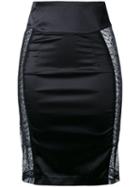 Maison Close - Villa Satine Skirt - Women - Nylon/polyester/spandex/elastane - S, Black, Nylon/polyester/spandex/elastane