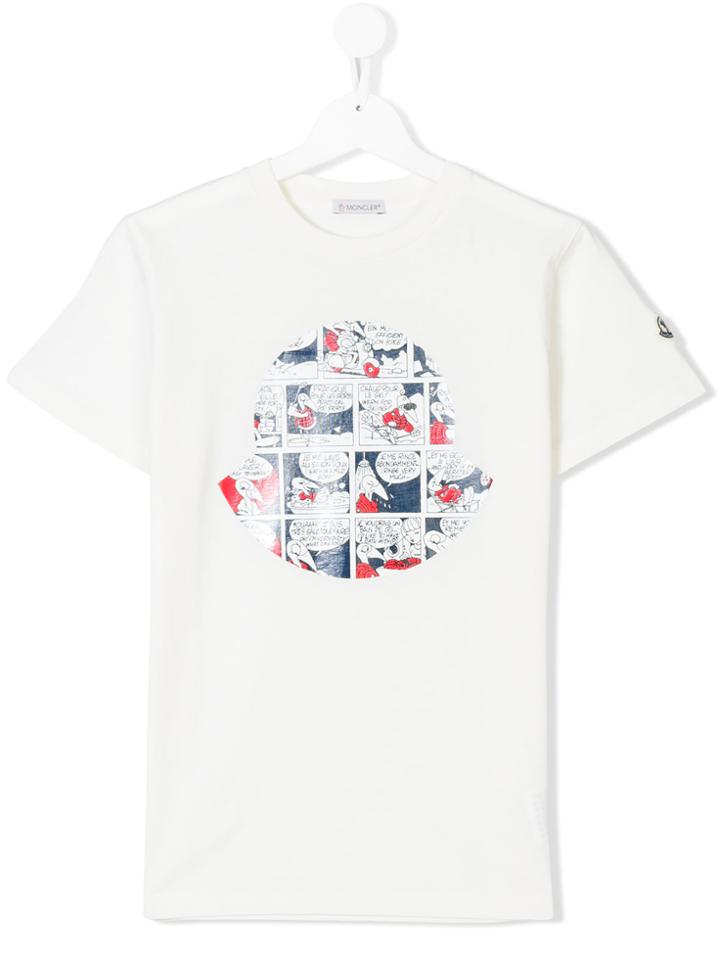 Moncler Kids Teen Comic-strip T-shirt - White