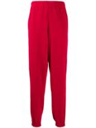Gucci Loose Chenille Jogging Trousers - Red