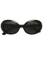 Saint Laurent - 'sl 98 California 002' Sunglasses - Women - Acetate - One Size, Black, Acetate