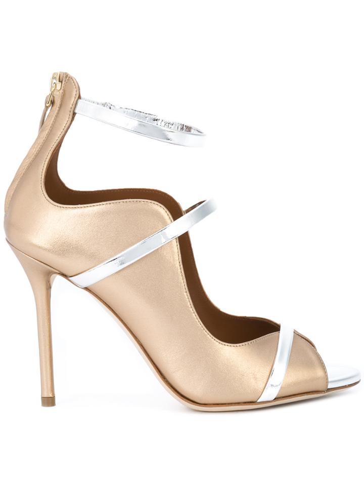 Malone Souliers Mika Strappy Pumps - Yellow & Orange