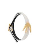 Mcq Alexander Mcqueen 'swallow' Double Wrap Bracelet, Women's, White