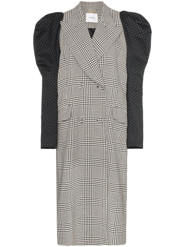 Erdem Albert Double-breasted Coat - Black
