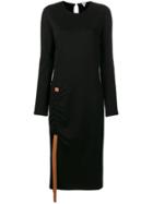 Loewe Side Strap Midi Dress - Black