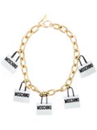 Moschino Shopping Bag Charm Necklace