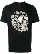 Ps Paul Smith Printed Crew Neck T-shirt - Black