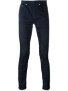 Neil Barrett Classic Skinny Jeans, Men's, Size: 33, Blue, Cotton/nylon/polyurethane